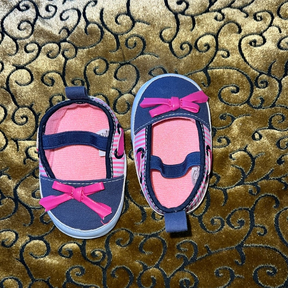 0-6 Months Baby Girl Soft Shoes NWOT